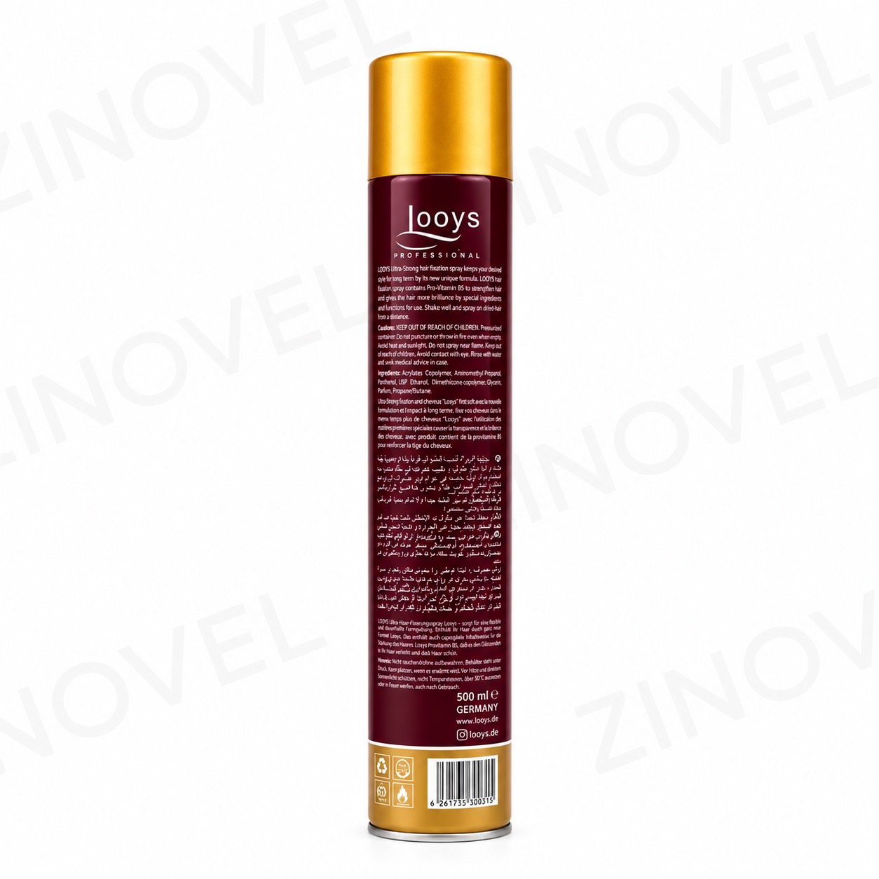 اسپری حالت دهنده و نگهدارنده موی لویز قرمز شماره 4 (500ml) Looys hair Fixative