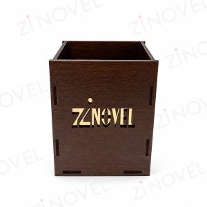 استند چهارگوش ابزار آرایشگاهی طرح چوب زینوول Zinovel