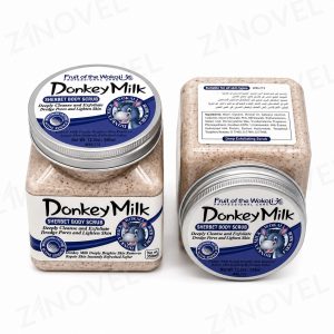 اسکراب شنی بدن وکالی Wokali شیر الاغ 350 میلی لیتر