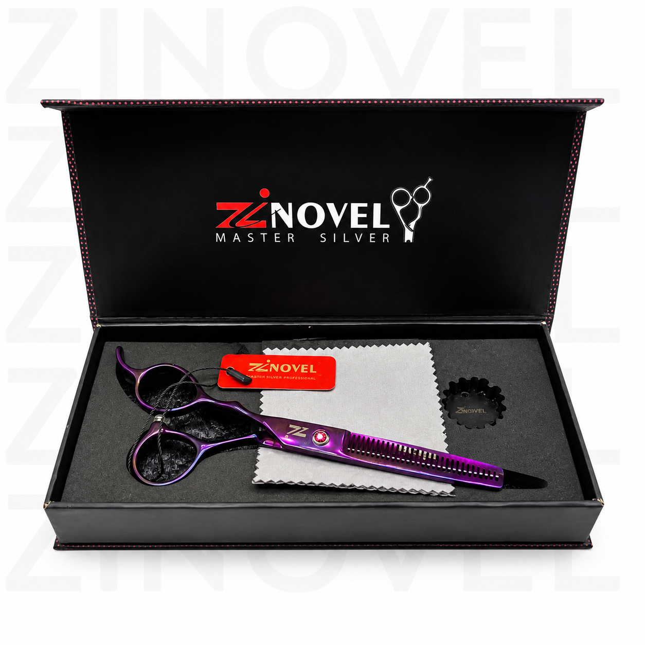 قیچی چپ دست پیتاژ هفت رنگ کد Zi-182L زینوول Zinovel