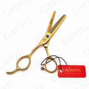 قیچی چپ دست پیتاژ طلایی کد Zi-183L زینوول Zinovel
