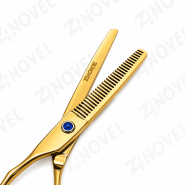 قیچی چپ دست پیتاژ طلایی کد Zi-183L زینوول Zinovel